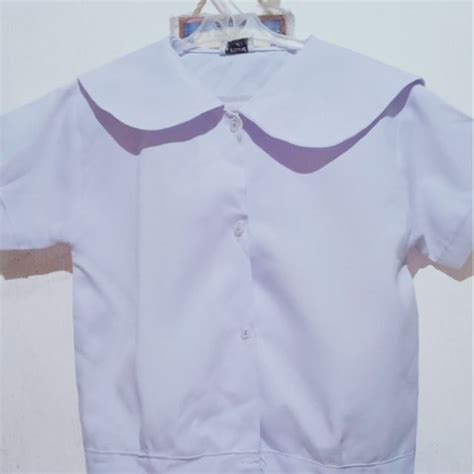 Pre Loved Uniform White Blouse School Uniform Shopee Philippines
