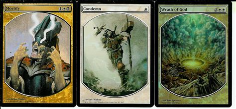 New Mpr Rewards Foil Textless Wrath Of God And Condemn The Rumor Mill