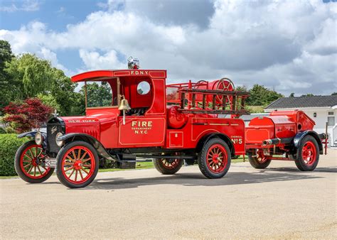 1925 Ford Model T Fire Truck With Additional Auxiliary Pump Auctions