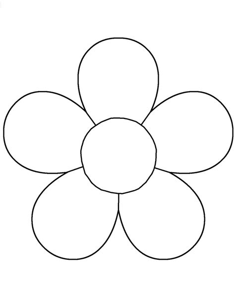 Our drag and drop and template based editor is easy to learn and easy to use, with great results. Large Flower Petals - Anyone Can Craft - 5 Petal Flower Template Free Printable | Free Printable