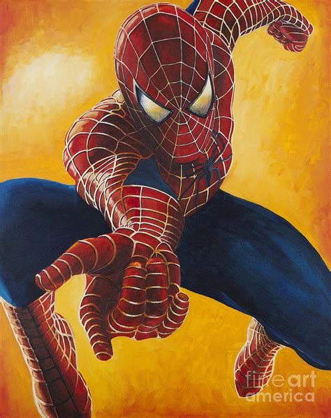 Spiderman Painting By Gary Doak Pixels