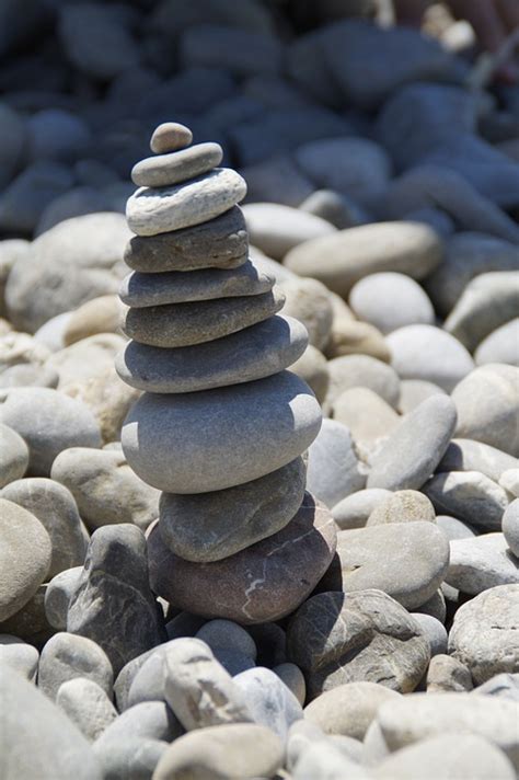 Steinmännchen Steinturm Steine Kostenloses Foto Auf Pixabay