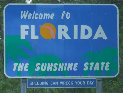 Florida State Signs Highway Signs Sunshine State