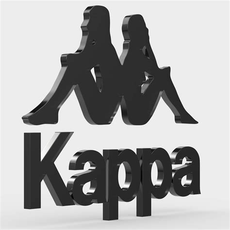 Kappa Logo 3d Print Model By 3dlogoman