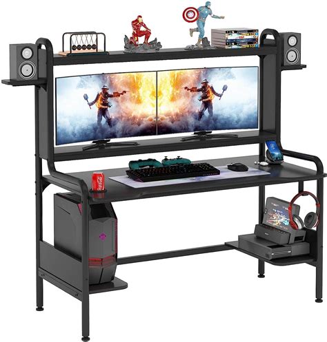 Buy Tiyase Gaming Desk With Monitor Stand 55 Inch Gaming Computer Desk