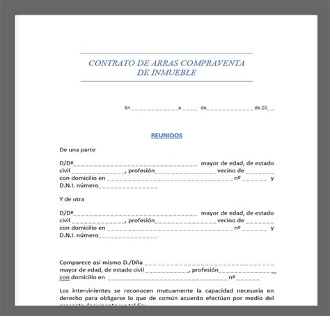 Guía Completa Para Un Contrato De Señal Para Compra De Vivienda Mis