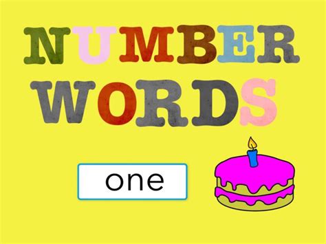 Number Words Free Games Online For Kids In Nursery By Carol Smith