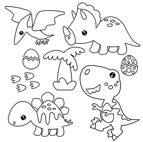 Dibujos De Dinosaurios Para Colorear P Ginas Para Colorear Gratis