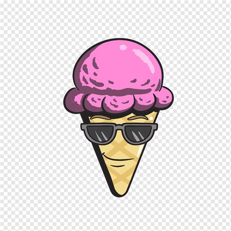 Cartoon Cone Cream Emoji Ice Ice Cream Cone Emojis Icon Png Pngwing