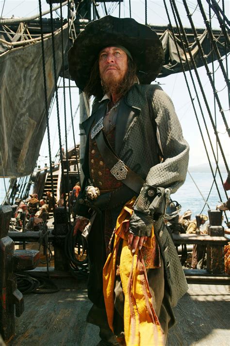 Geoffrey Rush As Captain Barbossa Pirates Of The Caribbean Hector