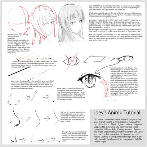 Submitted 10 days ago by tanidreamsarts. Anime Style Facial Tutorial by JoeyTheAsian on DeviantArt