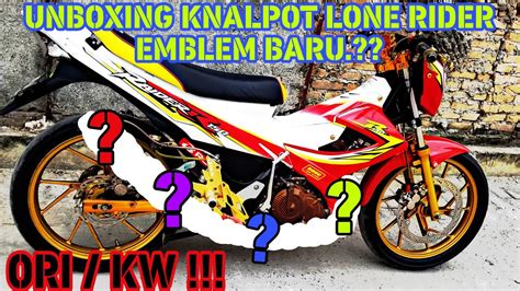 (UNBOXING) REKOMENDASI KNALPOT SATRIA FU #33  YouTube