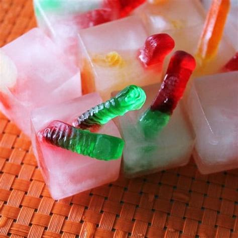 Theyre Creepy Theyre Crawly Theyre Gummy Worm Infested Ice Cubes