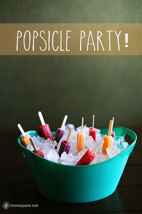 Popsicles In Ice Bucket 3 Copy Popsicle Party Kids Party Frozen Party