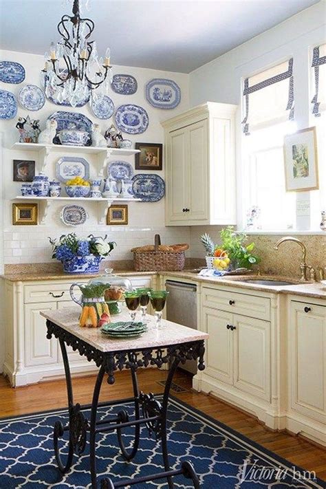 44 Inspiring Blue And White Kitchen Color Ideas Kitchen