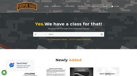 Home Powerpoint Ranger Pre Made Military Ppt Classes