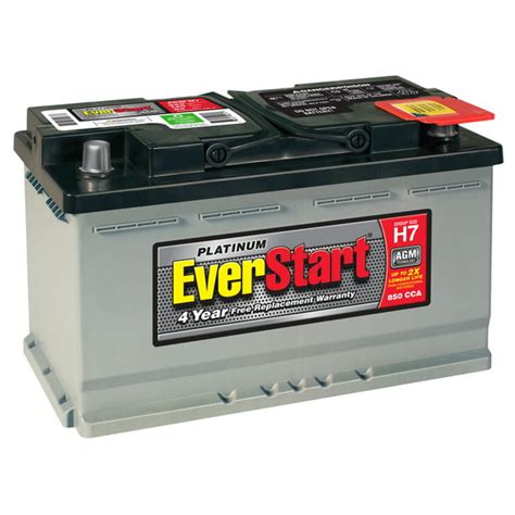 Everstart Platinum Agm Battery Group H7