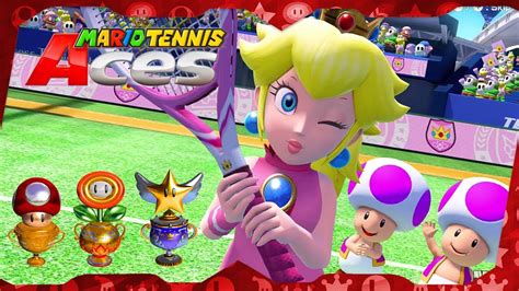 All Tournament Cups Peach Gameplay Mario Tennis Aces For Switch Youtube