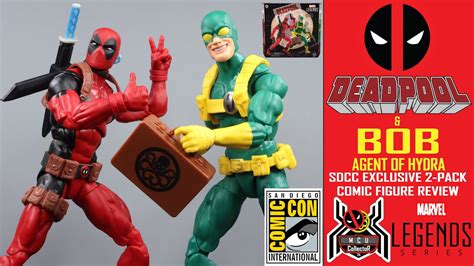Marvel Legends Deadpool And Bob Agent Of Hydra Sdcc Exclusive 2 Pack