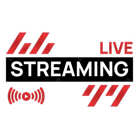 Red Live Streaming Hd Modern Design Vector Live Streaming Live