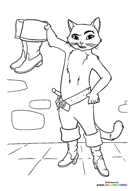 Puss In Boots The Last Wish Coloring Pages For Kids 100 Free Prints
