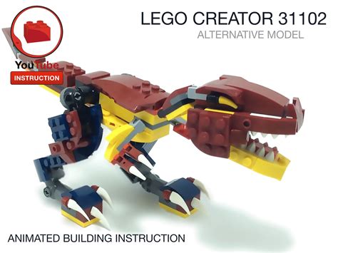 The lego 31102 3 in 1 creator fire dragon set was new out in. Lego Tyrannosaurus Rex Dinosaur MOC - Lego Creator 3in1 ...