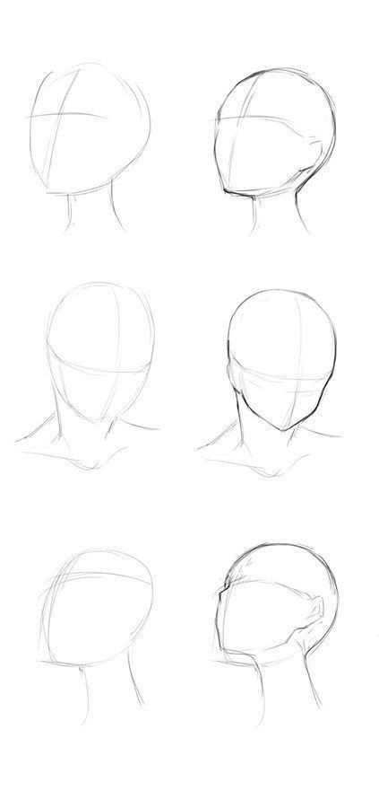 Awesome Head Poses And Angles For Practice Drawing Reference Poses