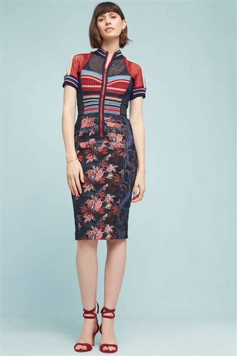 Jewel Jacquard Dress Dresses Jacquard Dress Maxi Skirt Dress