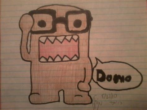 Domo With Glasses By Ilovecoloring78 On Deviantart