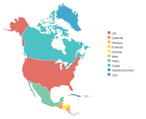 North America Map With Capitals Template Geo Map United States Of Images