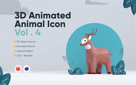 3d Animated Animals Vol 4