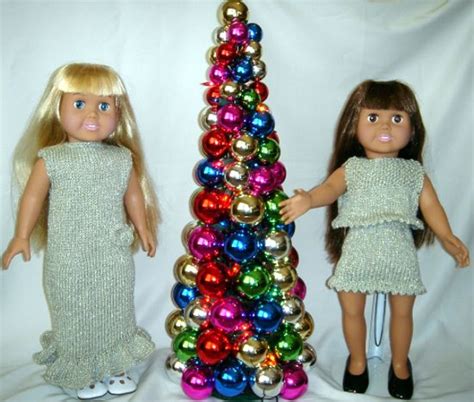 Sparkling Evening Gown Ensemble For 18 Inch Dolls — Frugal Knitting Haus