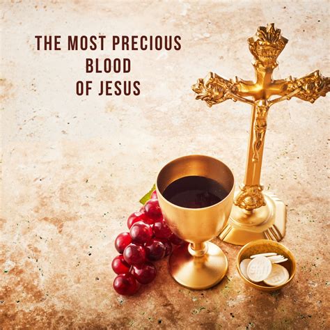 The Month Of July Is Dedicated To The Most Precious Blood Jesus