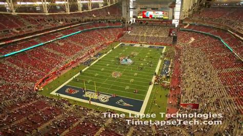 Arizona Super Bowl Time Lapse Youtube