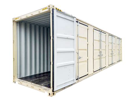 40ft High Cube Container With 4 Side Doors Chery Industrial Canada