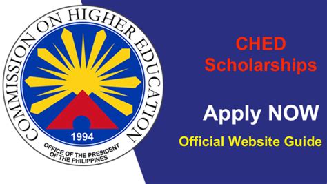 Official Website Ched Scholarship Application Is Now Open Apply Now