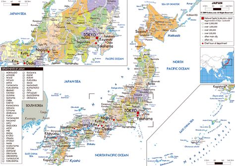 Japan Map Printable Printable Map Of Political Physical Maps Of Japan