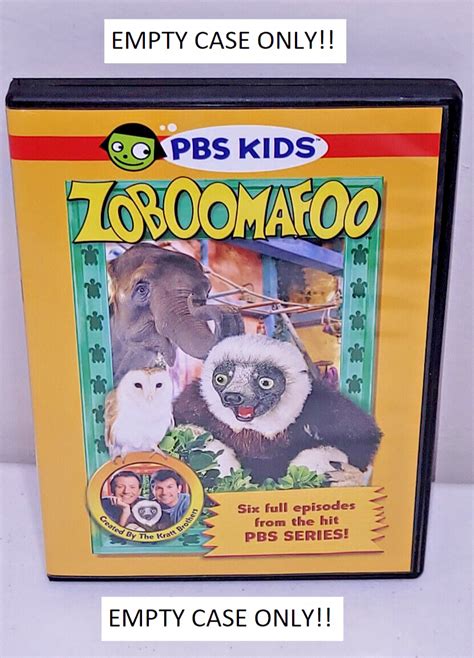 Zoboomafoo W The Kratt Brothers Pbs Kids 6 Full Episodes Case Only No