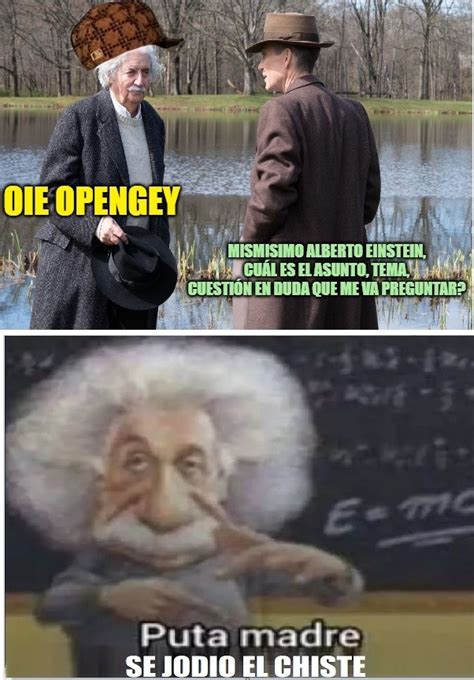 Top Memes De Oppenheimer Y Einstein En Español Memedroid