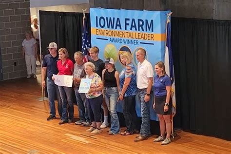 Iowa Farm Environmental Leader Awards Presented At Isf