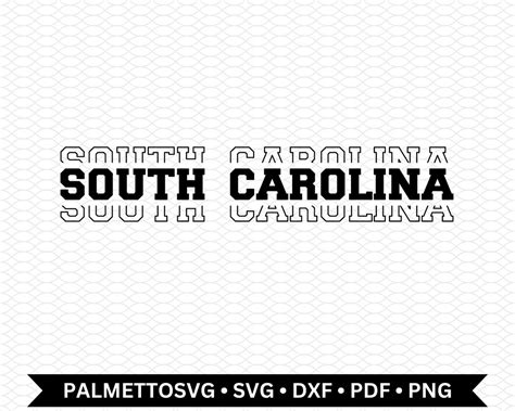 South Carolina Svg South Carolina Dxf South Carolina Cut File Svg