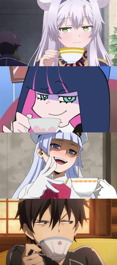 I Love Smug Tea Drinking Anime Girls 9gag