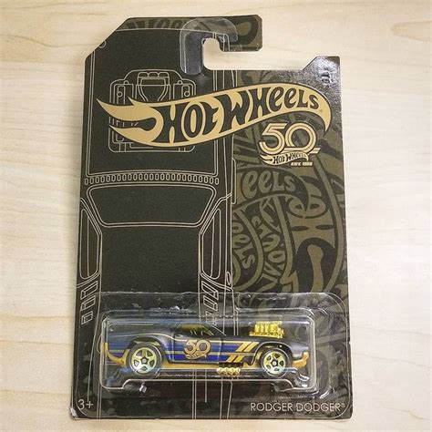 Hot Wheels Rodger Dodger Black And Gold Th Anniversary Edition Nib Blister Pack Unopened Dm