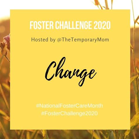 Foster Challenge 2020 Change How Are You Feeling The Fosters