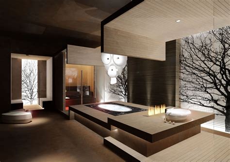 Marvelous Modern Bedroombathroom Interior Design Idea In Private House