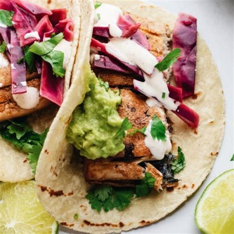 Grilled Mahi Mahi Tacos With Pickled Cabbage Slaw A Simple Palate