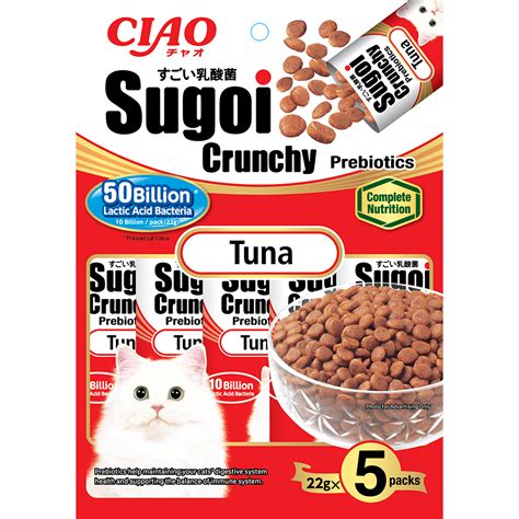 Ciao Cat Sugoi Crunchy Prebiotics Tuna 22g x 5 (P231) | Polypet