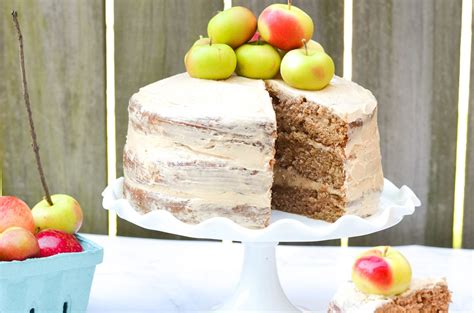 Apple Layer Cake With Bourbon Butterscotch Buttercream My Modern Cookery