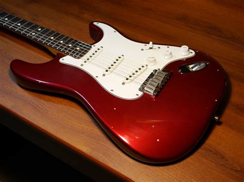 Fender Stratocaster Candy Apple Red Telegraph