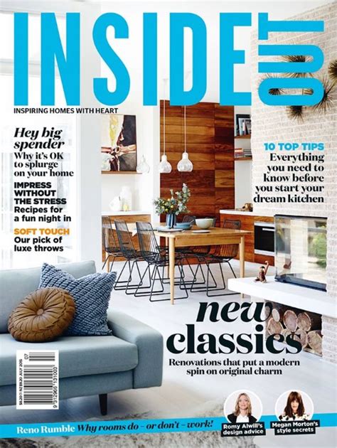 Interior Design Magazines Inside Out July 2015design Library Au